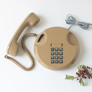 vintage circle telephone